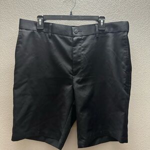 Grand Slam Black Flat Front Shorts Sleek Design